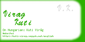 virag kuti business card